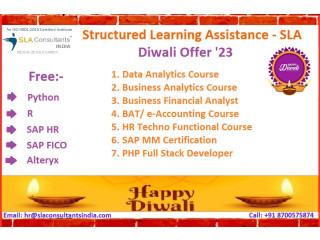 Data Science Coaching in Delhi, Noida, Gurgaon, Free R & Python with ML Training, Diwali Offer '23, Salary Upto 5 to 7 LPA, Free Job Placement